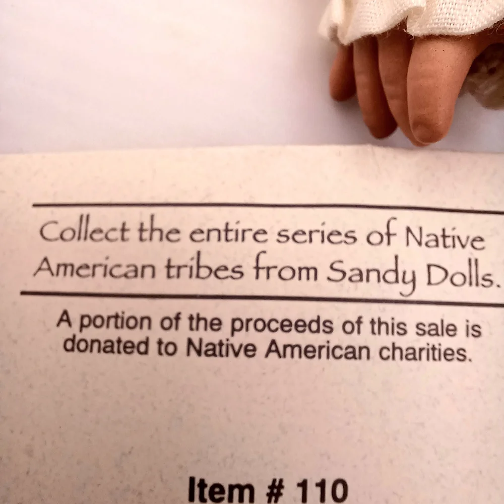 Goldrn Fawn Cherokee Maiden Native American-Inspired Doll with Fringe Outfit - Picture 8 of 13